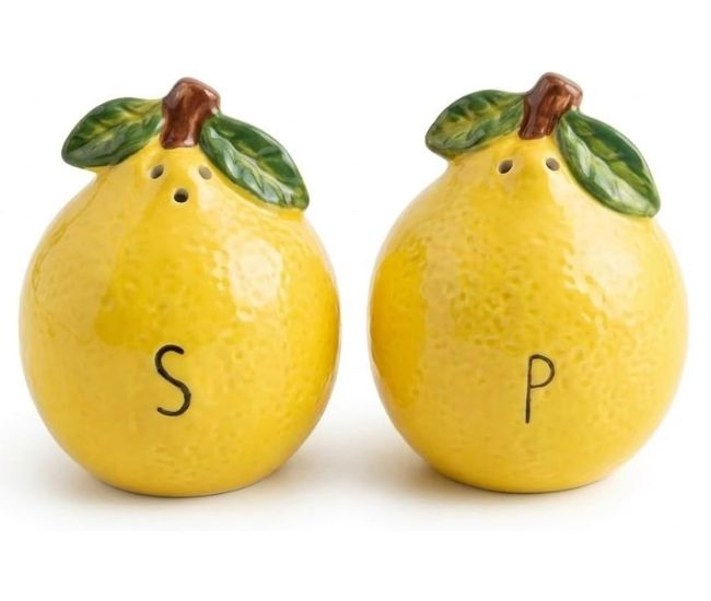 Lemon Salt And Pepper Shaker Set