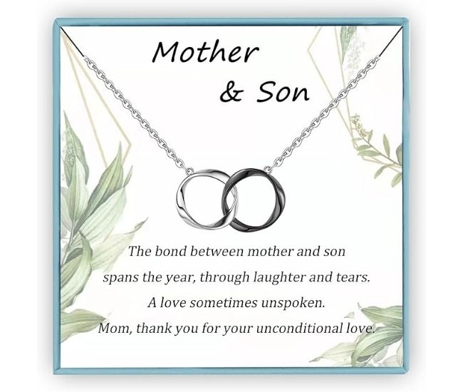 Mother & Son Circle Necklace