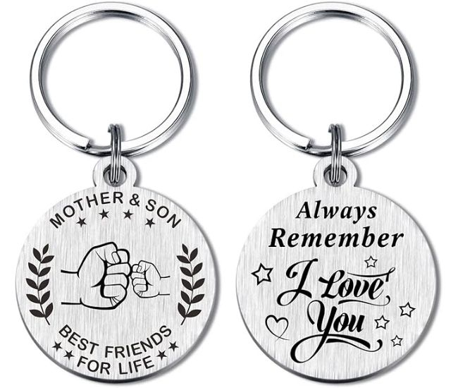 Mum & Son Keychain Set