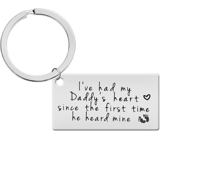 New Dad Keychain