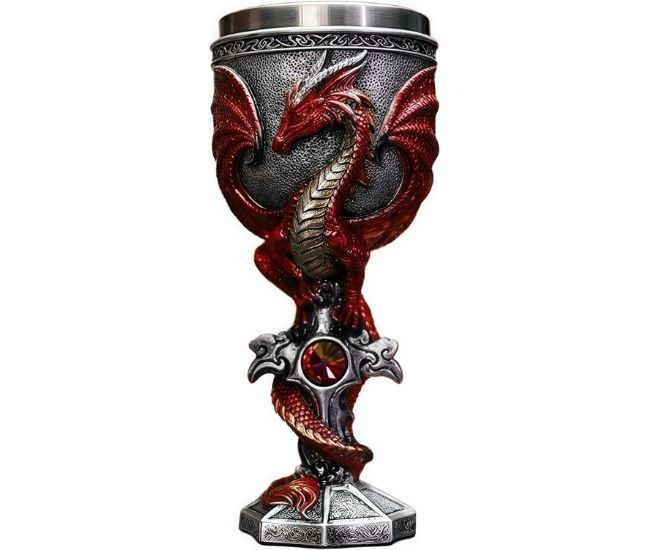 Red Dragon Gothic Goblet