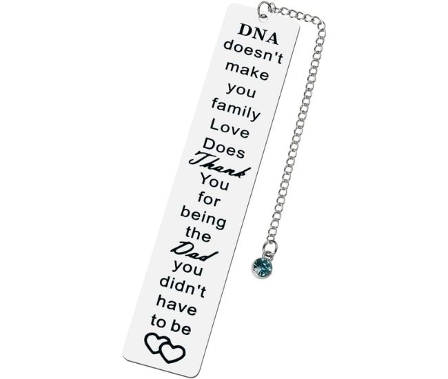 Stepdad Bookmark Gift