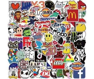 100 Pcs Waterproof Sticker Pack