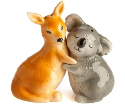 Aussie Animal Salt And Pepper Shaker Set