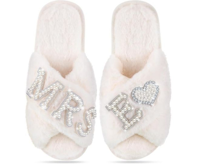 Bride Fuzzy Slippers