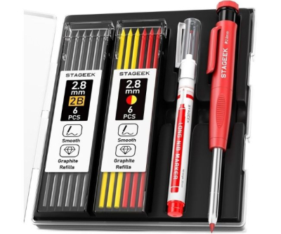 Carpenter Pencil Set & Sharpener