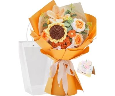 Crochet Flower Bouquet Gift