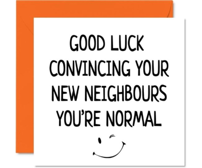 Funny New Home Card