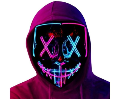 Glowing LED Party Mask