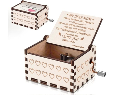 Hand Crank Music Box Keepsake