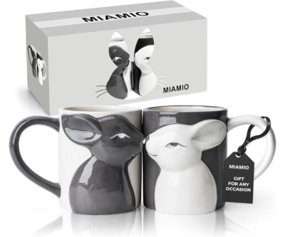 Kissing Bunny Mug Set