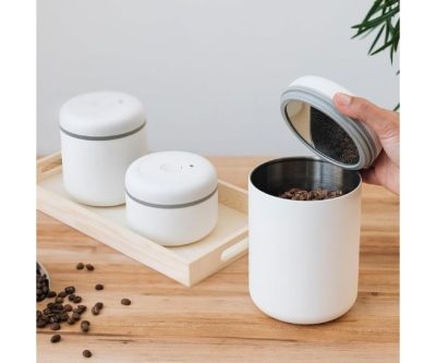 Twist-to-Seal Coffee Canister