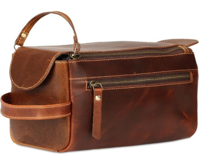 Leather Travel Dopp Kit