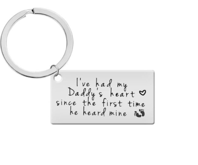 New Dad Keychain