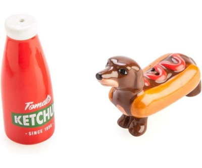 Sausage Dog Condiment Set