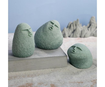 Stone Face Garden Trio