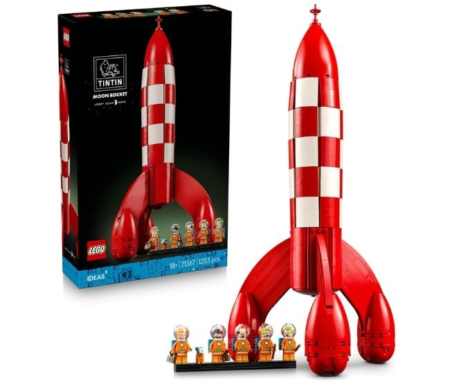 Tintin Moon Rocket Building Set