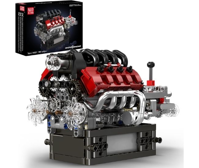 Working V8 Engine Model Kit