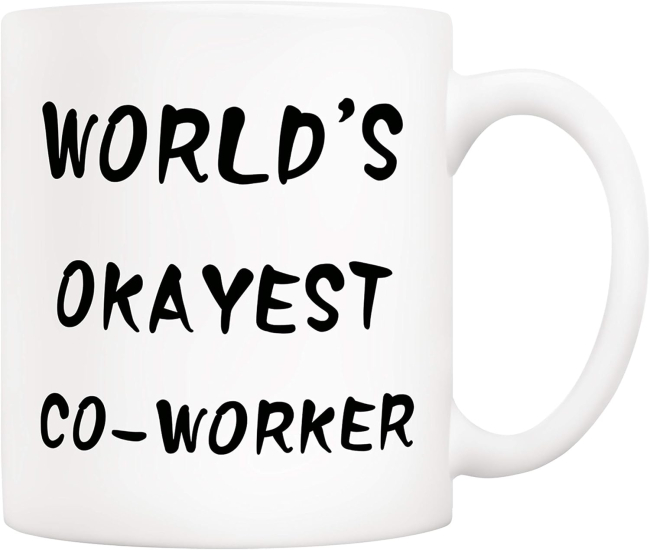 World's Okayest Co-Worker Mug